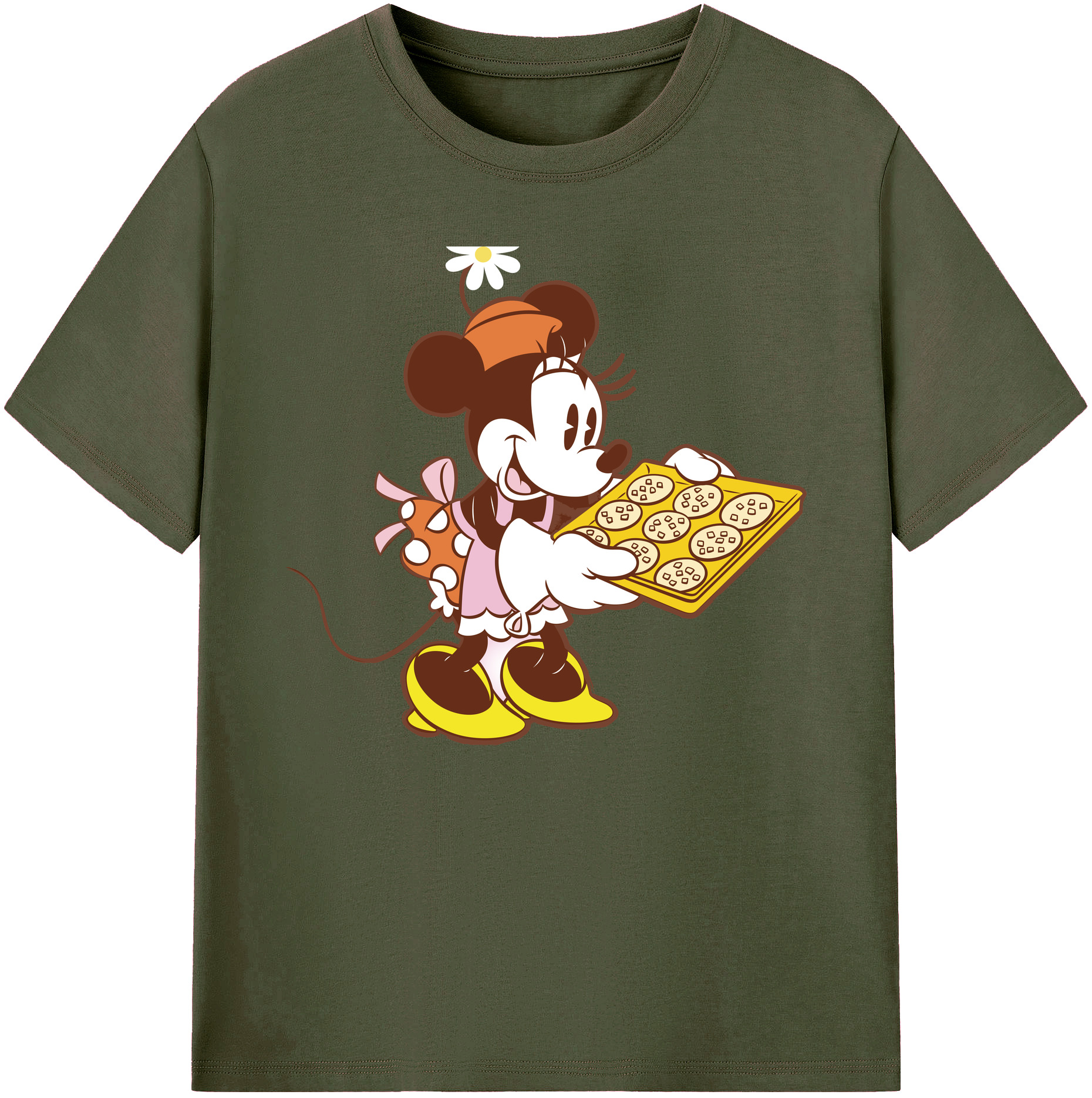 ミッキーマウス Mickey Mouse 綿100％ メンズ半袖Tシャツ｜肌触りやわらか＆通気性